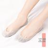 Women's Ice Silk Low Cut No-Show Striped Mesh Lace Boat Socks - Super Thin & Non-Slip