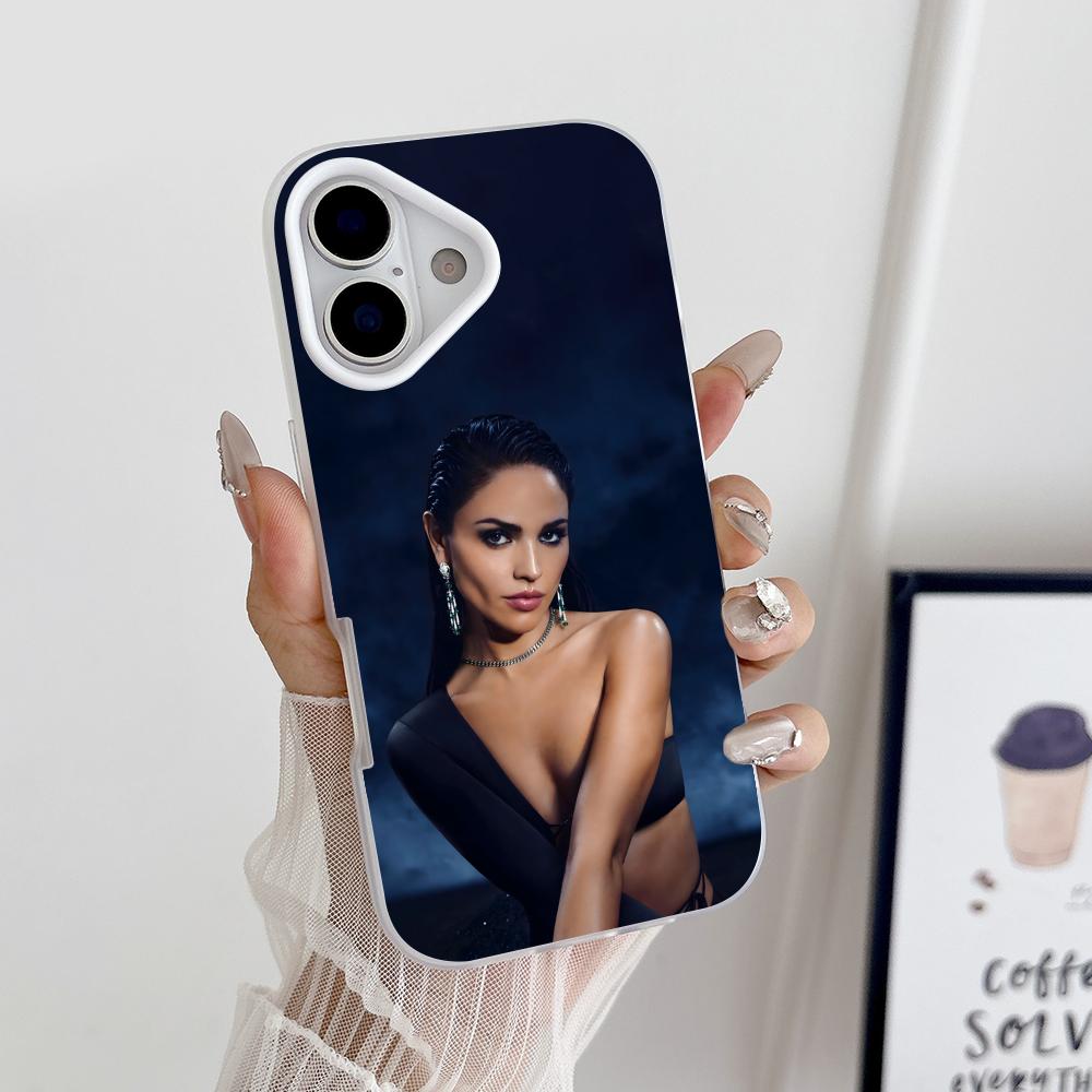 Fashion Eiza Gonzalez Jelly Double layer White Mobile Phone Case for iPhone 17 16 15 14 13 12 11 Air Pro Max Plus Protective