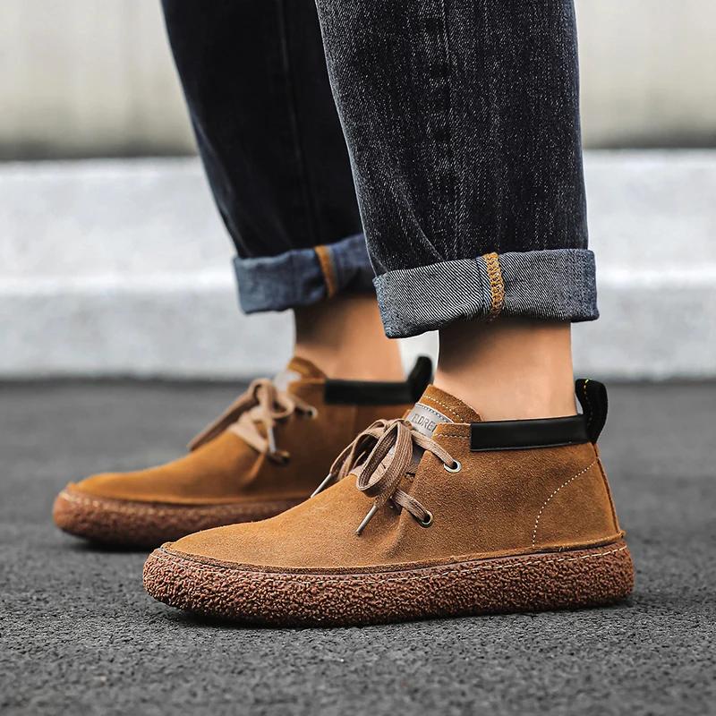 2024 Nowe Oryginalne Skórzane Męskie Buty Codzienne Włoskie Męskie Mokasyny Zamszowe Mokasyny Wsuwane Męskie Płaskie Oddychające Męskie Buty Do Jazdy