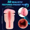 Sex Toys Automatic Male Masturbator - Adult Toys Penis Pump 4 Sucking, Vibration and Thrust Modes Pocket Pussy Vagina Male Stroker