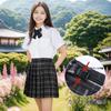 Moerstar Sailor Uniform Perfect for Schoolgirl and Including Short Long and Perfect for Amusement Entrance School and Cultural Festivals Short Sleeve