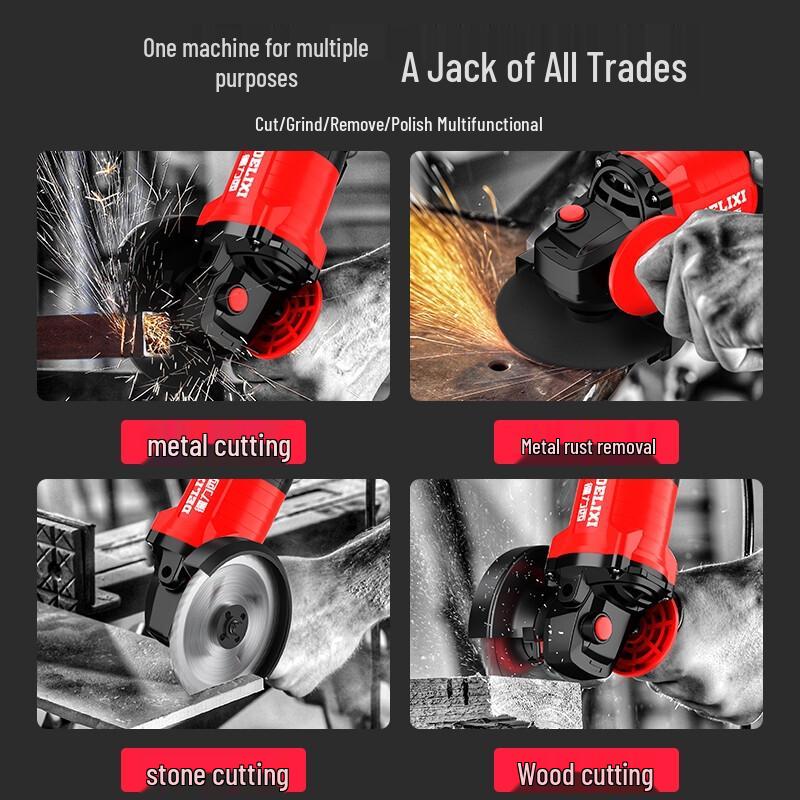 Delixi Electric Brushless Lithium-Ion Angle Grinder CN plug (adapter included)