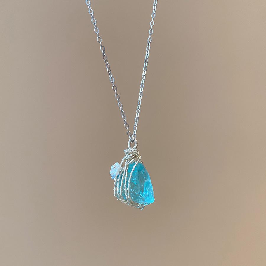 Goldbarren Bohnen Halskette - Edelstahl, Nischendesign, Schlichte Schlüsselbeinkette, Vielseitiger Modeschmuck