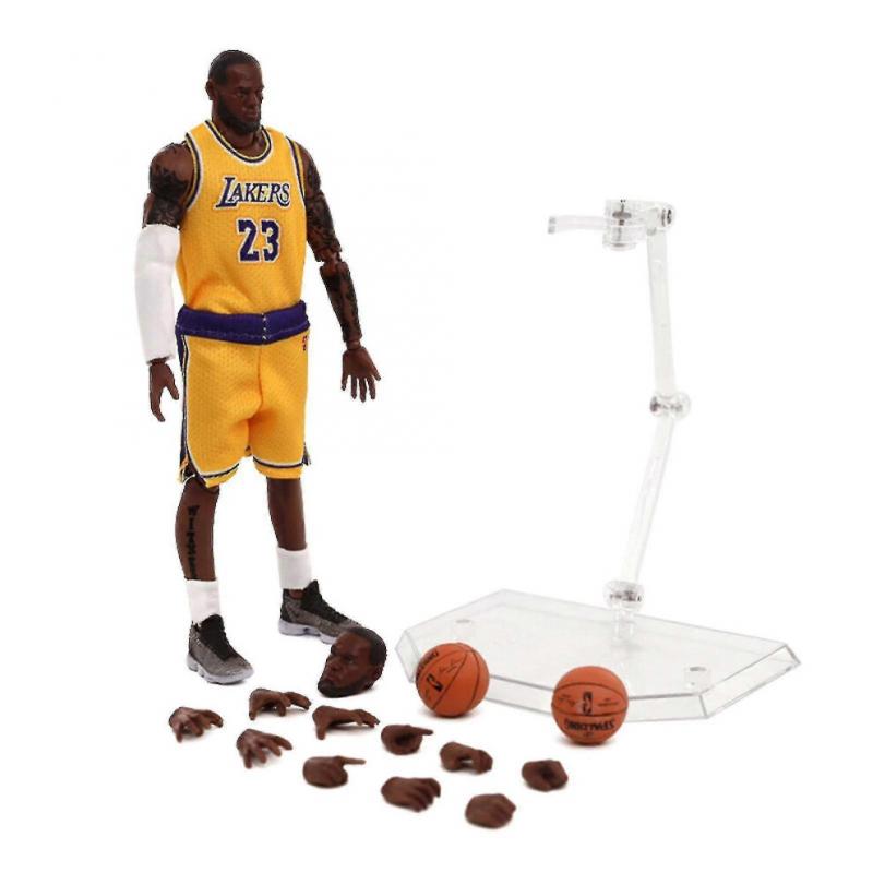 Nba Lakers No.23 Lebron James Action Figure Toy Statue for Collect Gift
