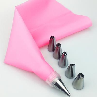 8 Teile/satz Silikon Icing Piping Creme Spritzbeutel Düse Set DIY Kuchen Tipps Set Kuchen Düse Küche