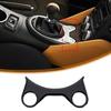 Glossy Black Center Console Panel Trim Sticker For Nissan 370Z Z34 MT 08-20