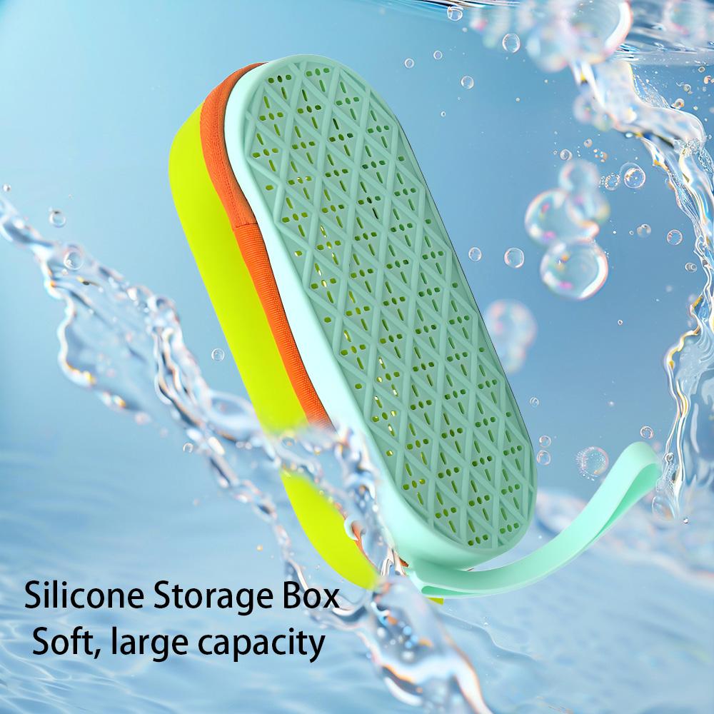 Silicone Swimming Glasses Organizer Protector Soft Glasses Case Swimming Gear Breathable Glasses Protector Student Products