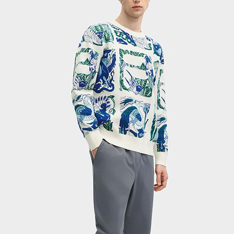 Fila Fashionable Casual Comfortable Pullover Long Sleeve Sweater Men Sweater F11M418401F-ZA