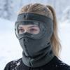 Ochelari de protecție Toamnă Iarnă Mască de protecție pentru față Bărbați Femei Mască caldă din fleece pentru față Vreme rece Ciclism în aer liber Scut facial complet anti-aburire Guler termic