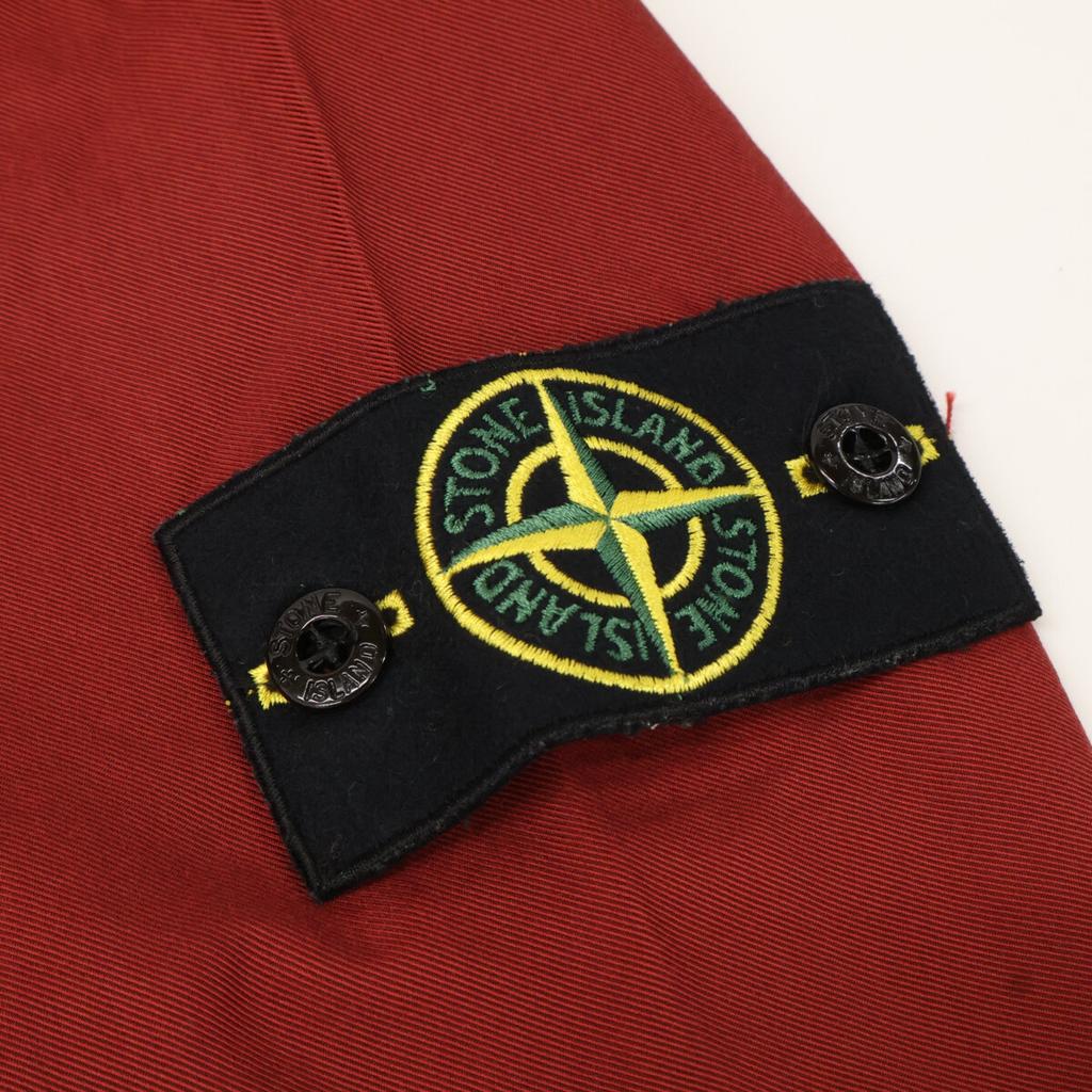 STONE ISLAND Red Garment Dye Long Sleeve Shirt tops M RedUsed