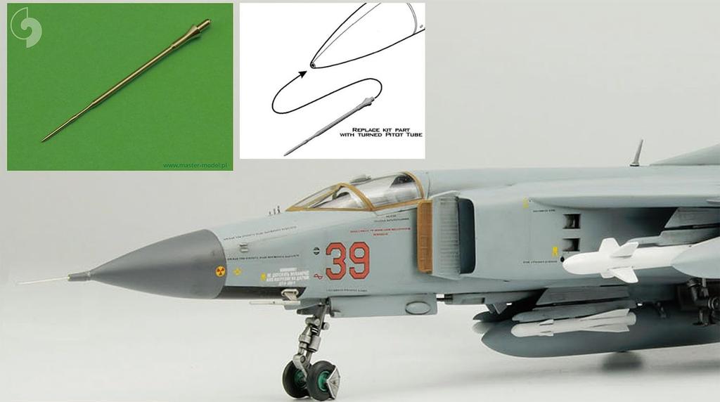 PLATZ 1/48 Soviet MiG-23MF Frogger B with Metal Pitot Tube Plastic Model TPA-56 (Airplane)
