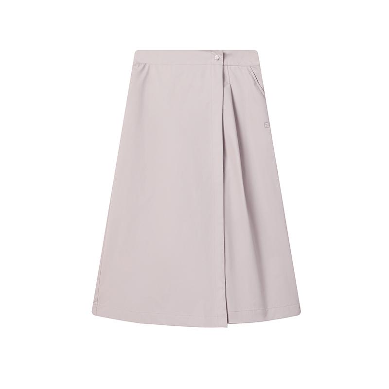 FILA Белые Модные Простые Элегантные Универсальные Свободные Удобные Юбка-Брюки Повседневная Длинная Юбка Женские юбки Лотос-Серый-Розовый F11W623301FPK XS
