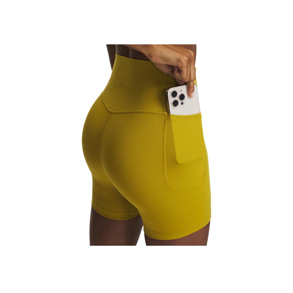 Under Armour Meridian Soft Series Versatile Simple Fashion Solid Color Sports Shorts Women Shorts 1382519-314