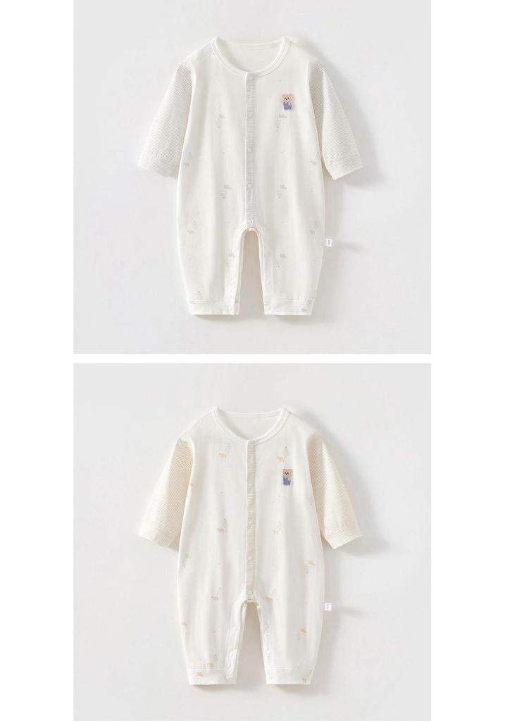 Jungle Little Bear Newborn Cotton Long Sleeve Bodysuit