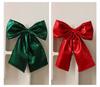 Extra Large Burgundy Velvet Christmas Bow for Tree & Window Decoration