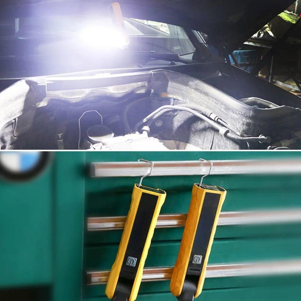 Folding Inspection Lamp Torch COB Light Multi-function Work Lamp  Riding