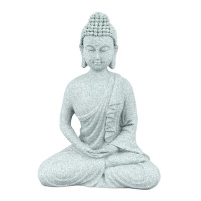 Small Buddha Decoration Exquisite Craftsmanship Green Sandstone Buddha Ornaments for Fish Tank Calm