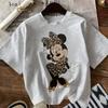 Y2k Disney Minnie ParentChild Graphic T Shirt Women Unisex Vintage Oversized Casual Tops Summer Short Sleeve Tee Streetwear 2026