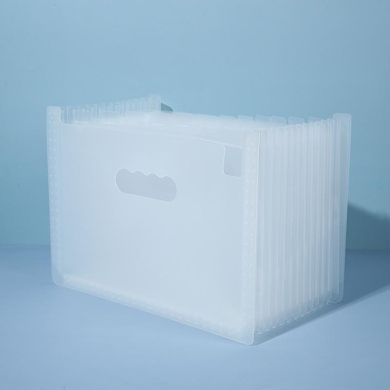 Desktop Stand-up Accordion Folder with 13/25 Pockets - Student Exam Paper Organizer