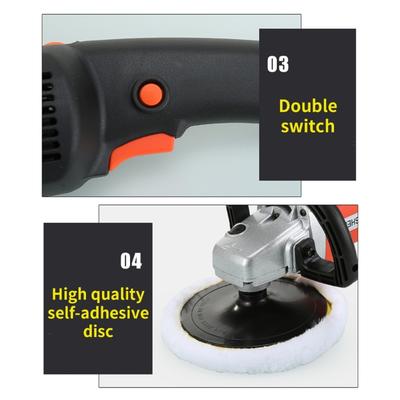 Professioneller Rotations-Autopolierer 1400W Starker Motor Starke Geschwindigkeit Puffer Polierwerkzeug für Autoaufbereitung Wachsen