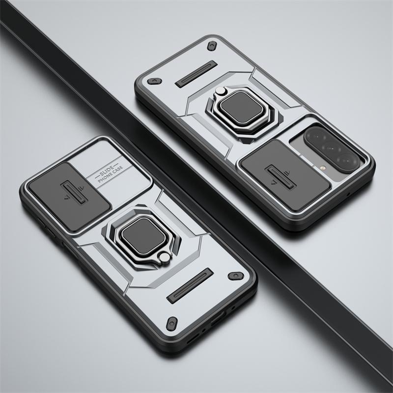 Ring Bracket Phone Case For Samsung Galaxy A26 5G Case Cover For Samsung Galaxy A26 5G Sliding Window Funda Back Cover