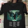 ΜΠΑΝΤΑ SHINEDOWN ΜΕ Bush και Morgan Wade T-Shirt ΤΟΥΡ Όλα τα Μεγέθη S-5XL Unisex T-Shirt