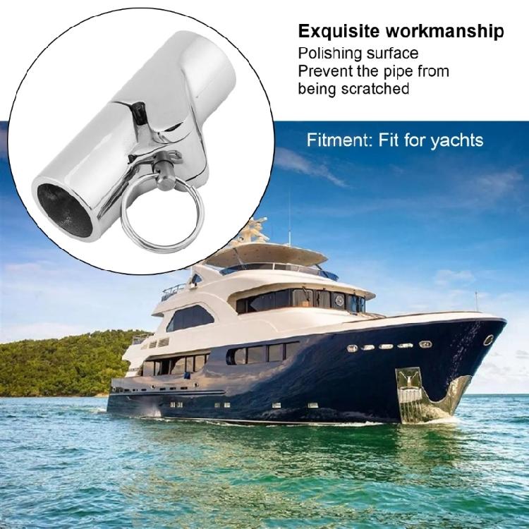 Stainless Steel Rotating Joint Coupling Connector Fitting Adapter for Boat Marine Tubing Canopies Yacht Tubing Fittings