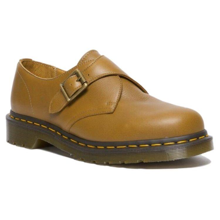 Dr. Martens 1461 Leather Comfortable Slip-On Casual Shoes Women Shoes Brown 31477205