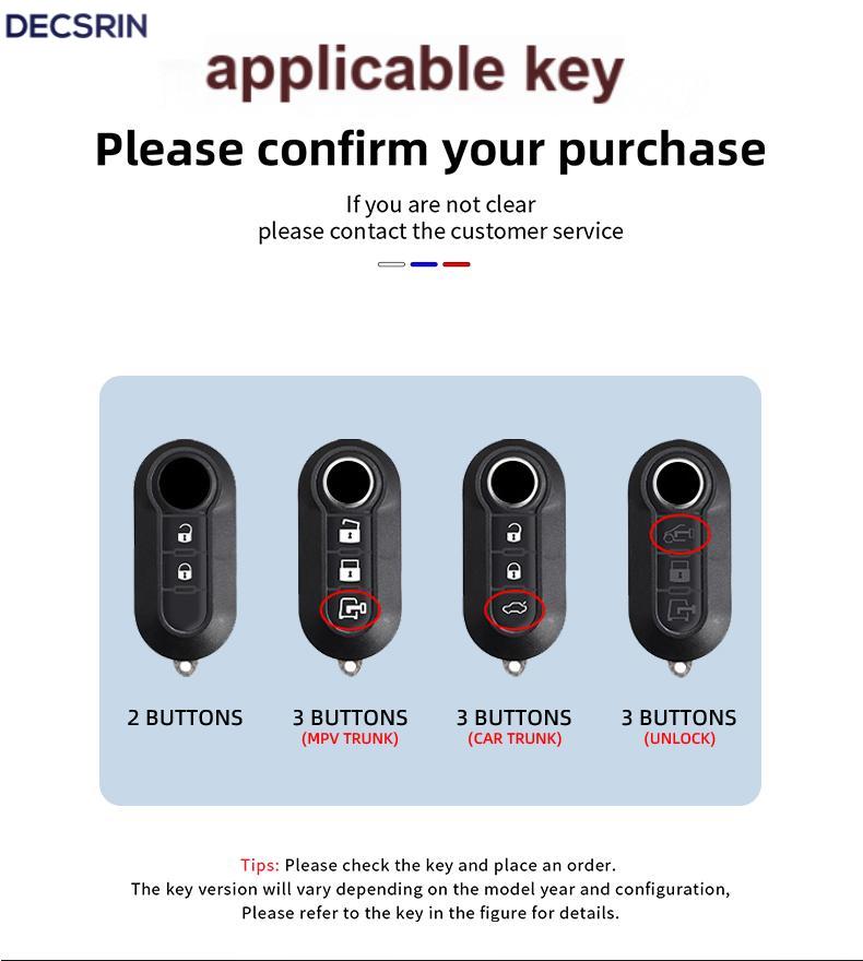 2/3 Buttons Car Flip Remote Key Case Cover Shell Fob For Fiat Ducato 500 500L Panda Grande Punto Lancia Musa Car Accessories