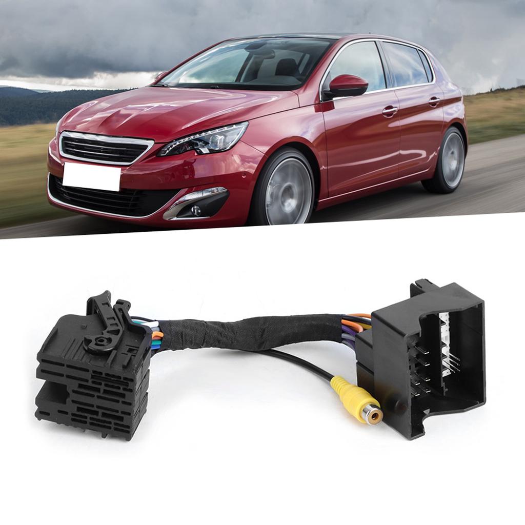 RCC Radio NAC Wireless Cable Adapter with Reversing Rear View Fit for Peugeot 308 308S 408 20182021
