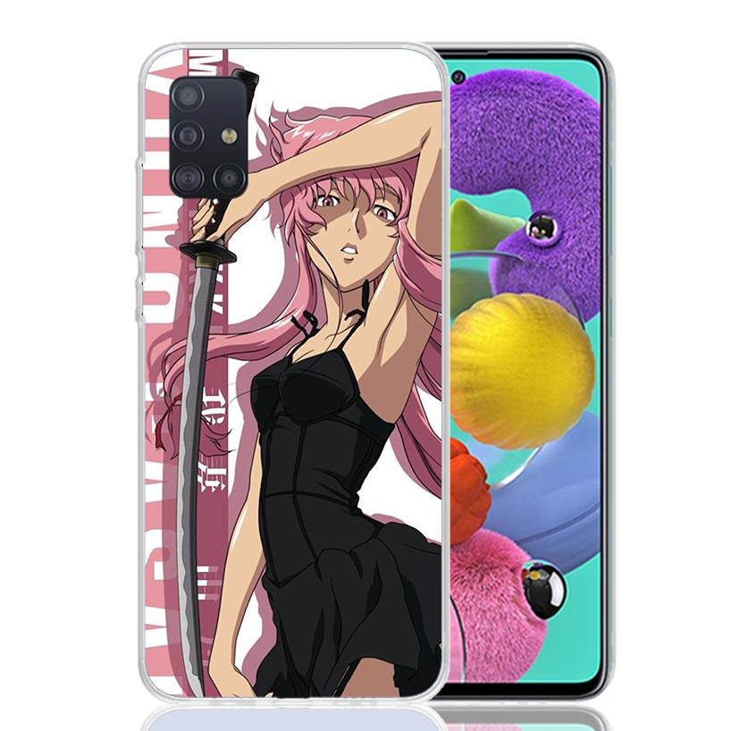 Mirai Nikki Gasai Yuno Anime Phone Case For Samsung Galaxy A52 A42 A32 A22 A12 A51 A50S A40 A30S A20E A10S A41 A31 A21S A11 A72