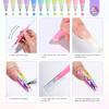SAVILAND 3D Nail Art Pens Gel Nail 10 Nail 3D Acrylic Nail DIY Nail Design Fine Manicure Perfect for Beginners in Detailed Nail Art 12pcs Brush,