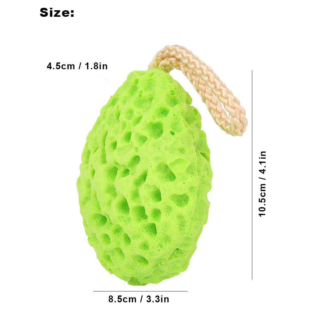 2 Pcs Baby Infant Bath Sponge Rub Body Soft Bath Scrubber Child Shower Foaming