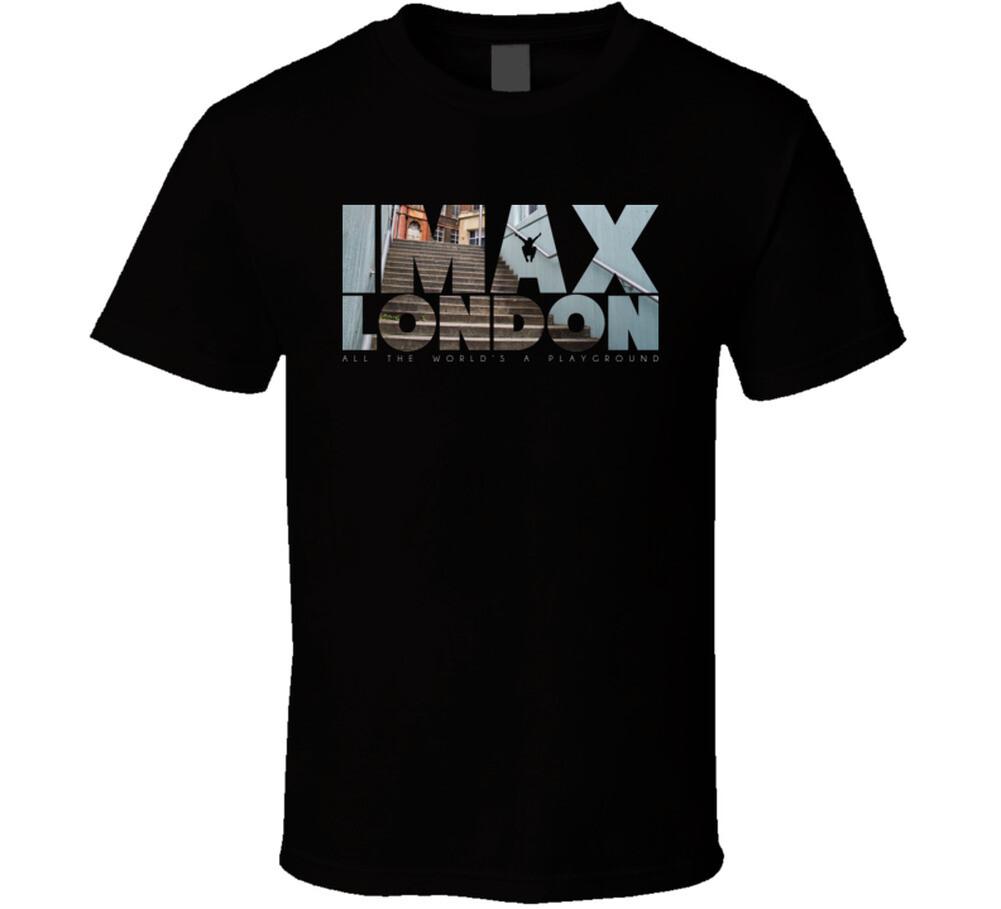 IMAX на Черной Футболке Мужские Женские Футболки Топ M