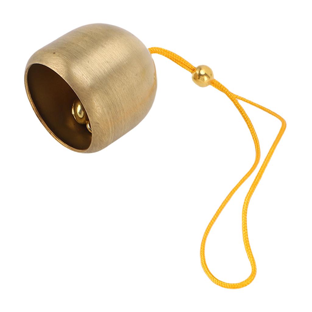 Hanging Bell Brass Clear Crisp Sound Versatile Bag Decor for Students Outdoor Enthusiasts Gift