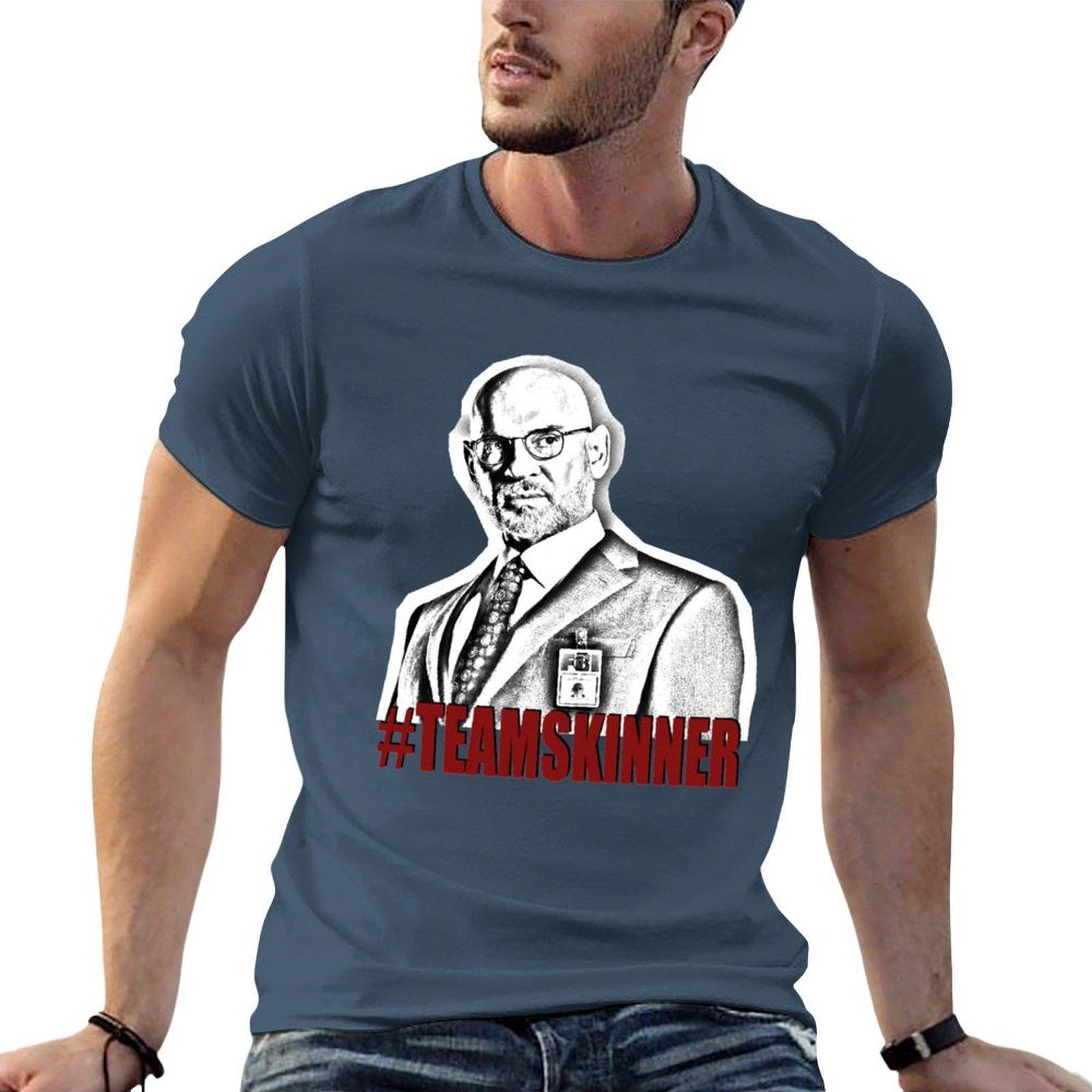 The Xfiles Walter Skinner Sketch Tshirt Durable Work Wear Tshirt S