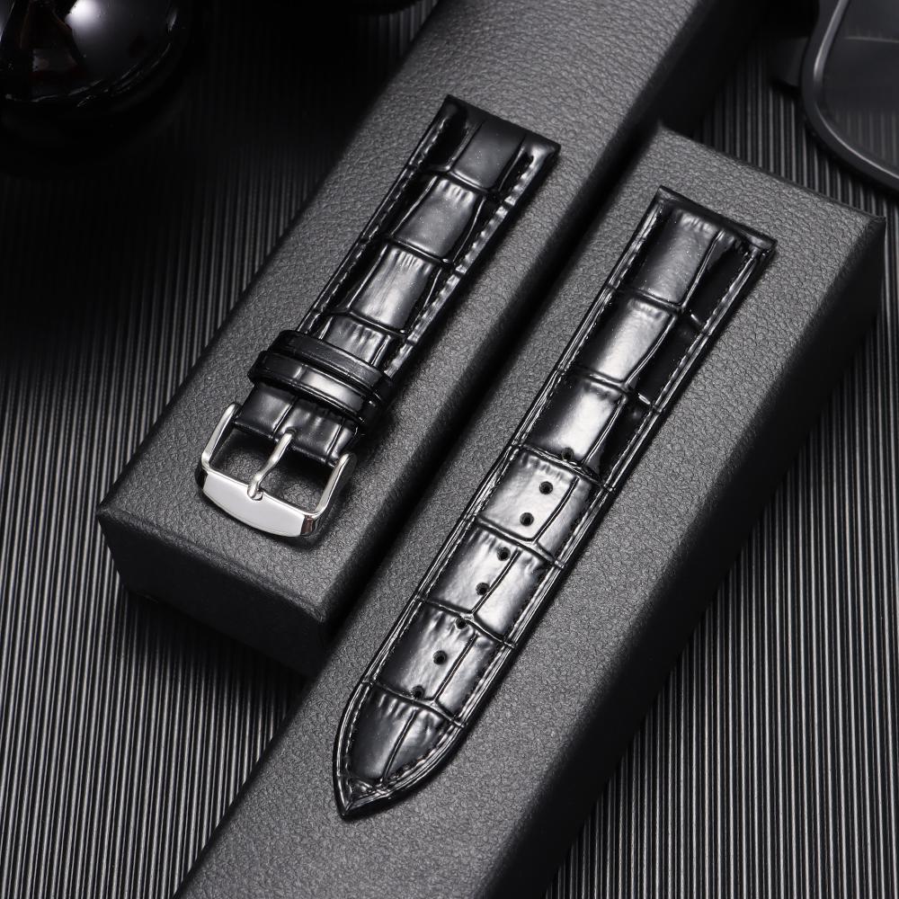 Universal Replacement Cowhide Watch Strap Leather Watchband for Seiko for Men Women 12mm 14mm 16mm 18mm 20mm 22mm 21mm Watchband