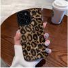 Golden Leopard Print Printing Soft TPU Artificial Leather Mobile Phone Cover Case for Iphone 6 7 8 X Xr Xs 11 12 13 14 15 16 17
