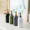 Ceramic Soap Dispenser Bathroom Hand Sanitizers Container Shampoo Shower Gel Press Bottle