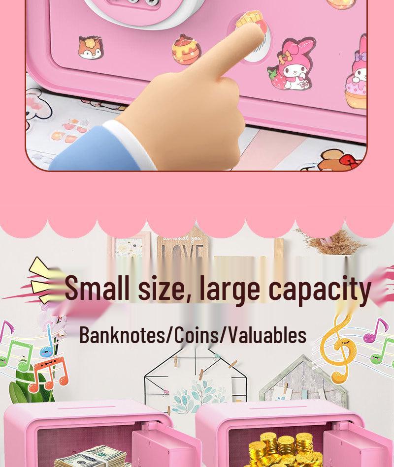 Children's Piggy Bank Cabinet 2026: Large Capacity, Password-Protected Savings Box for Girls