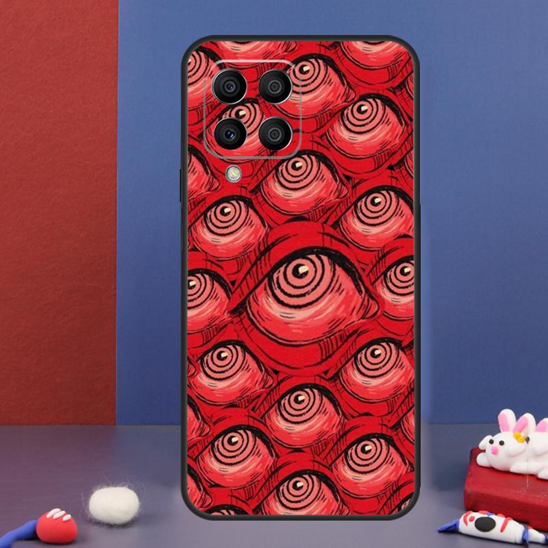 Scary Face Eyes Case For Samsung Galaxy M31 M21 M11 M13 M54 M34 M14 M56 M36 M16 M53 M32 M52 M35 M55 M15 M06