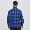 Men's Plus Size Brushed Long Sleeve Plaid Shirt