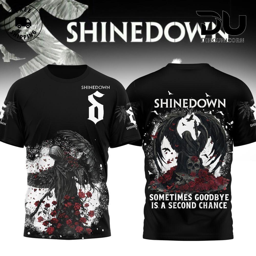 Shinedown Second Chance 3D All size Gift family T-Shirt A456 M