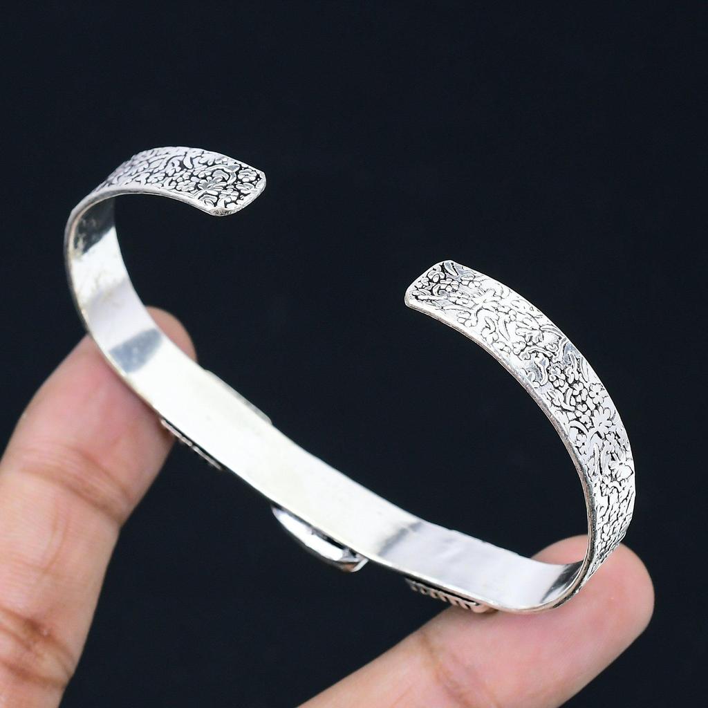 Pietersite Gemstone Birthday Sister Elegant Unique New Bangle Jewelry 925 Silver