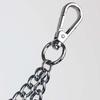 Punk Metal Double Layered Pants Chain for Men Women New Hip Hop Silver Color Jeans Waist Chain Party Jewelry Accessories