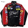 Herren Damen Retro Motorradjacke Baumwolle Gepolstert Winddicht Sportmantel Reiten Wandern Camping Outdoor