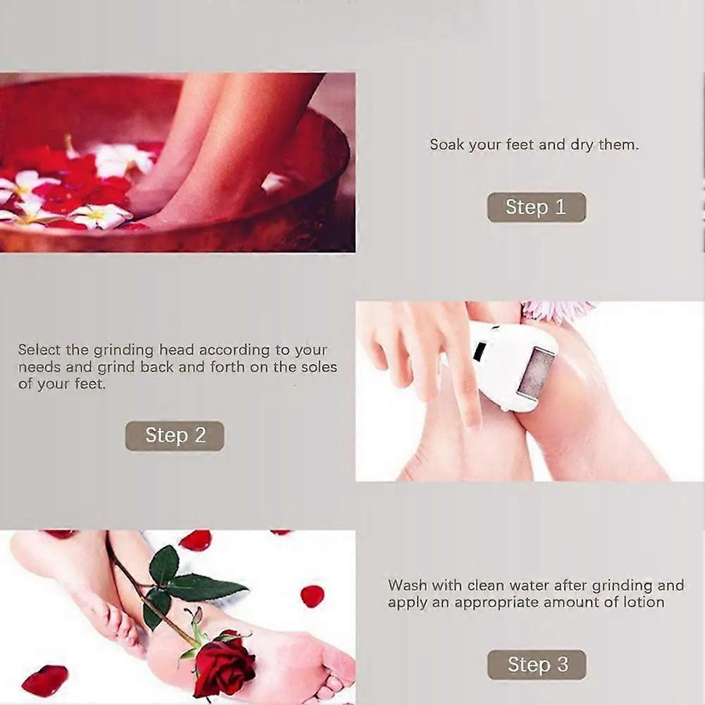 Electric Pedicure Tools Foot Care File Leg Heels Remove Hard Cracked DeadSkin Callus Remover Feet Foot Files Clean Care