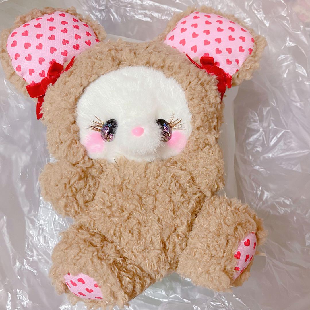 

[USED] lilyribbon Artist Teddy Bear Handmade Plush Rabbit