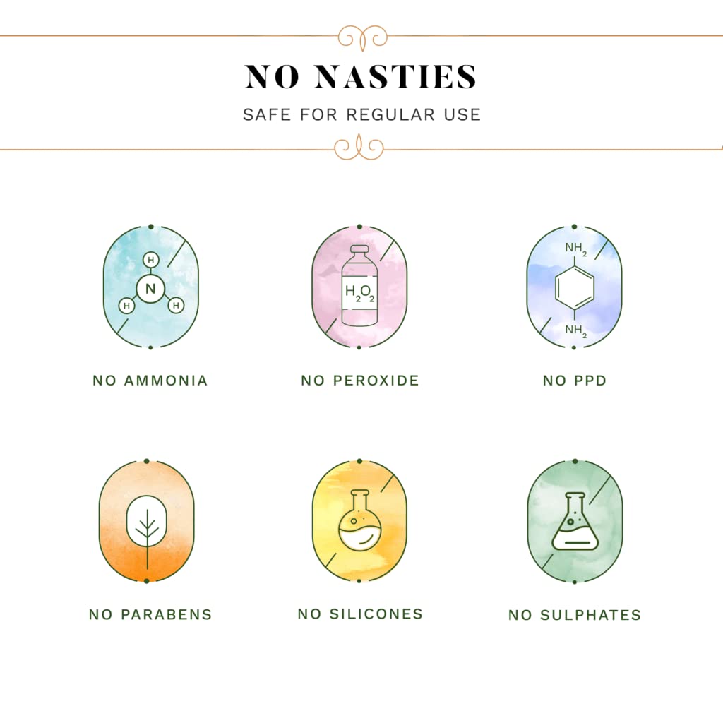 SESA Natural Black Hair Colour Kit For First Greys DIY 3 Step Ayurvedic Organic Color No Ammonia PPD Sulphates  Pack Of 1