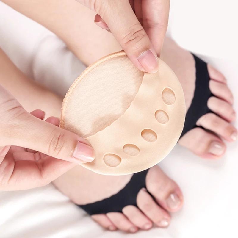 Five Toes Forefoot Pads for Women High Heels Half InsolesSilicone Honeycomb Forefoot Insoles Gel Insoles Breathable Shoe Cushion